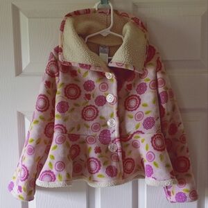 Pink and Cream Floral Lightweight Jacket